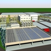Panoramic view of the plant (rendering)
