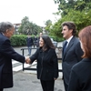The visit of the US Ambassador John R. Phillips to the Matrìca plants
